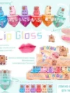 Kawaii Bear Spinning Top Color-Changing Lip Gloss | Long-Lasting Moisturising Tint for Kids